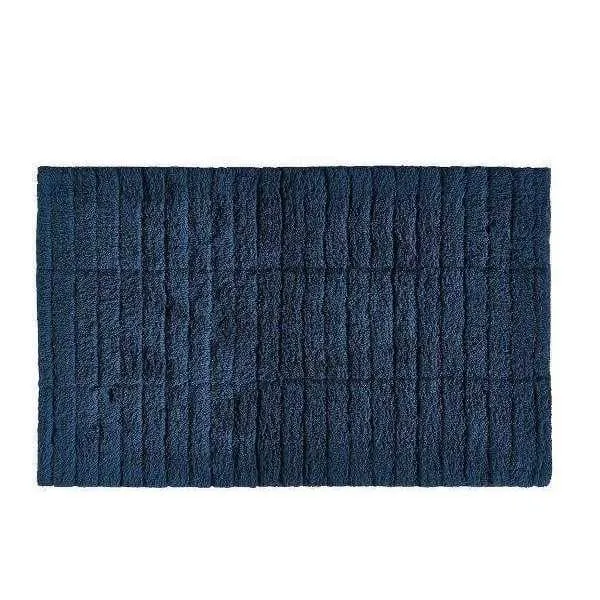Zone - Bademåtte Tiles 50 x 80 Cm. - Mørkeblå