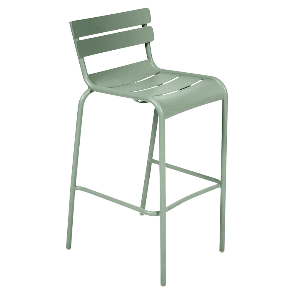 Fermob Luxembourg Høj Stol Solid Oak Wood Ice