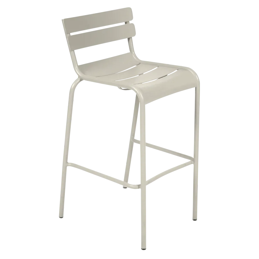 Fermob Luxembourg Høj Stol Solid Oak Wood Ice
