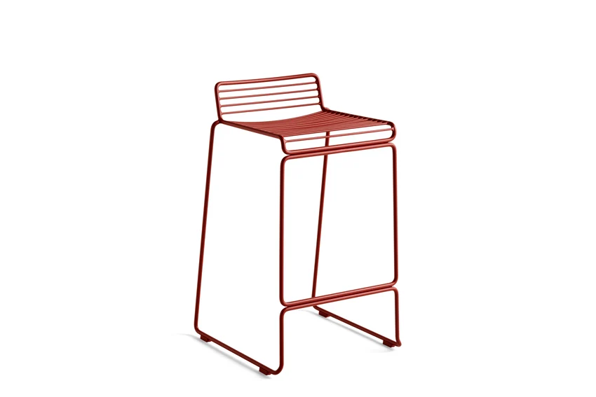 HEE Bar Stool Low - Farve: Rust Vintage Design