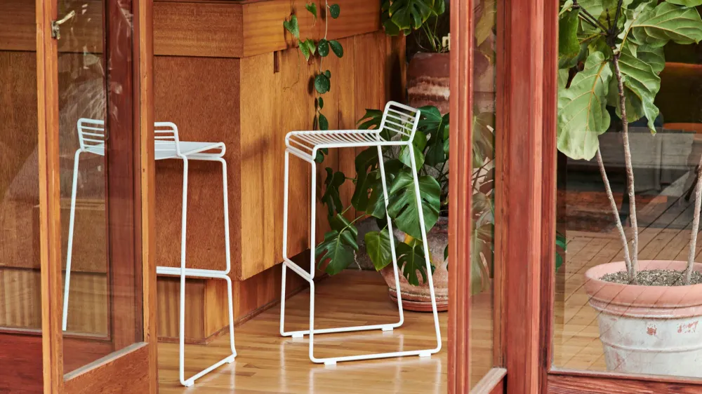 HEE Bar Stool Low - Farve: Rust Vintage Design