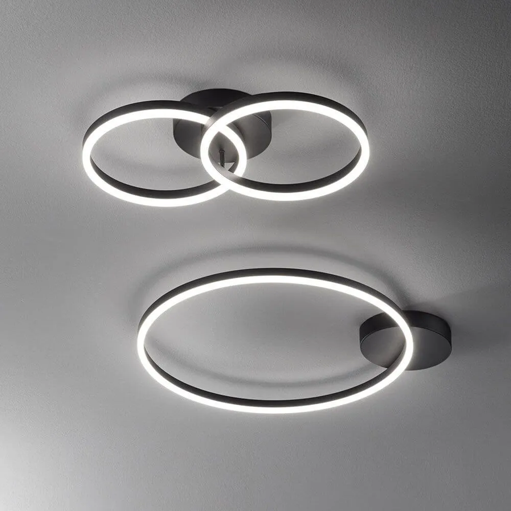 Giotto LED Loftlampe Sort