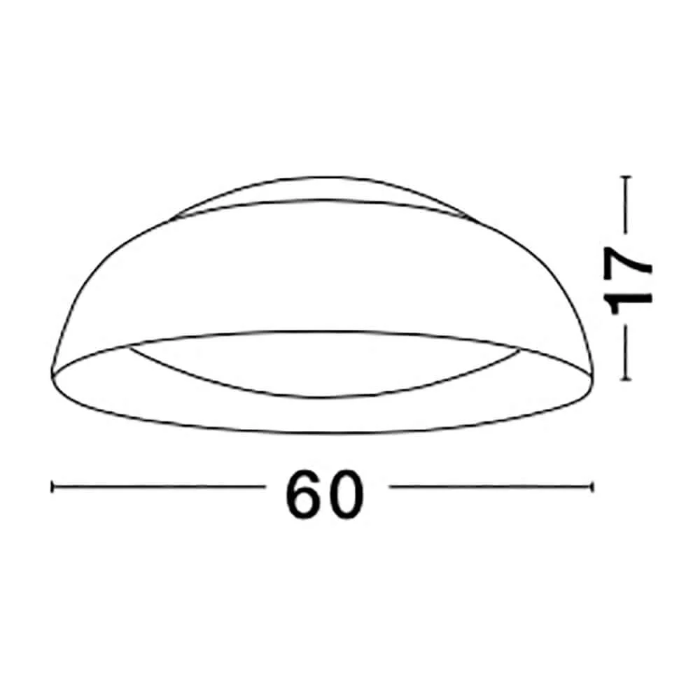 Landon LED Loftlampe Sort