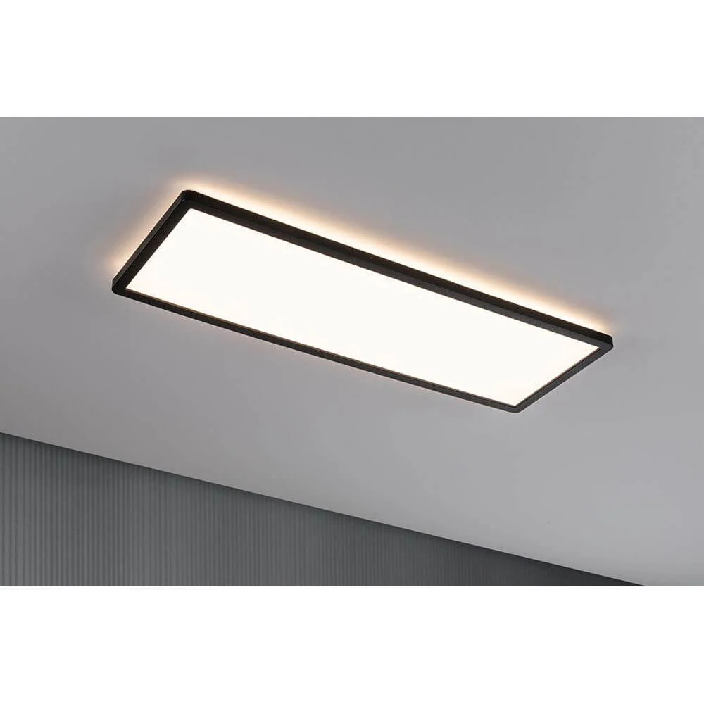 LED panel Atria Shine 3 Level Dimmer sort rektangulær