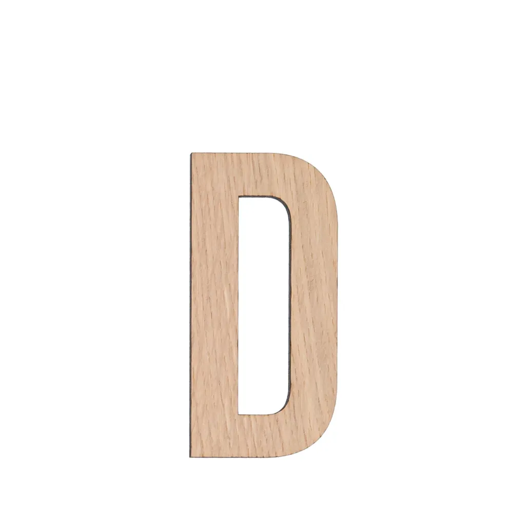 Bogstav D Lys eg