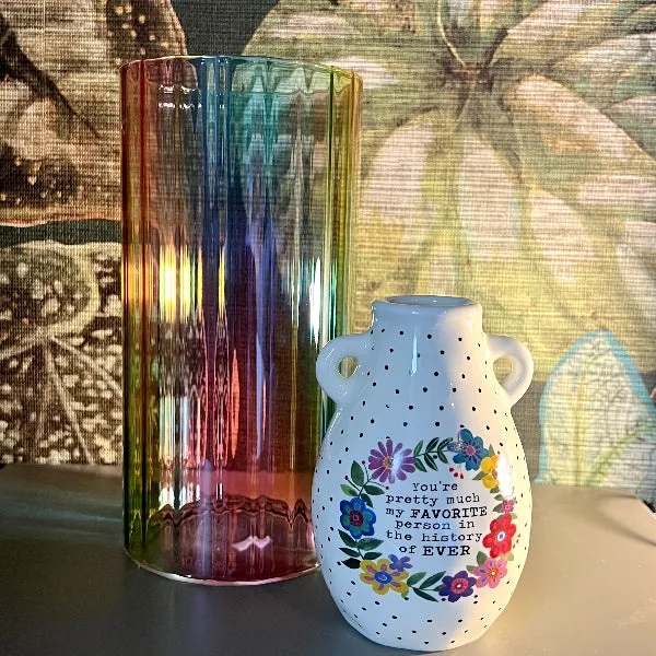 Glas vase - Wave