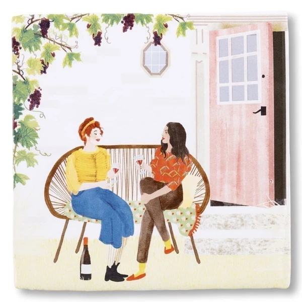 StoryTiles - Wine-o-clock - 10 x 10 cm