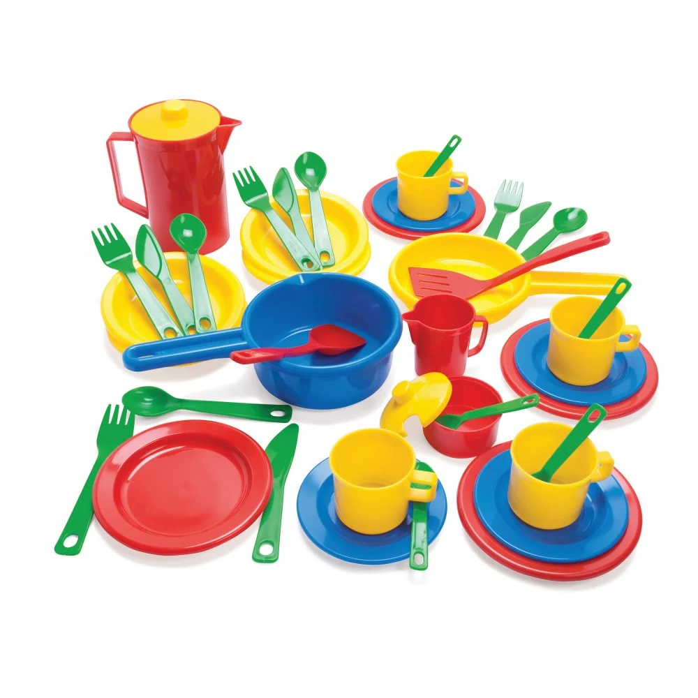 Dantoy - Spisesæt i plast – 42 dele