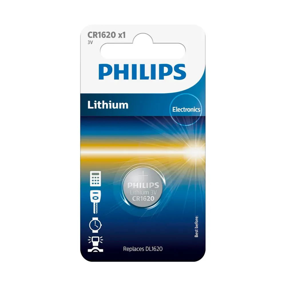 BATTERI CR1620 PHILIPS