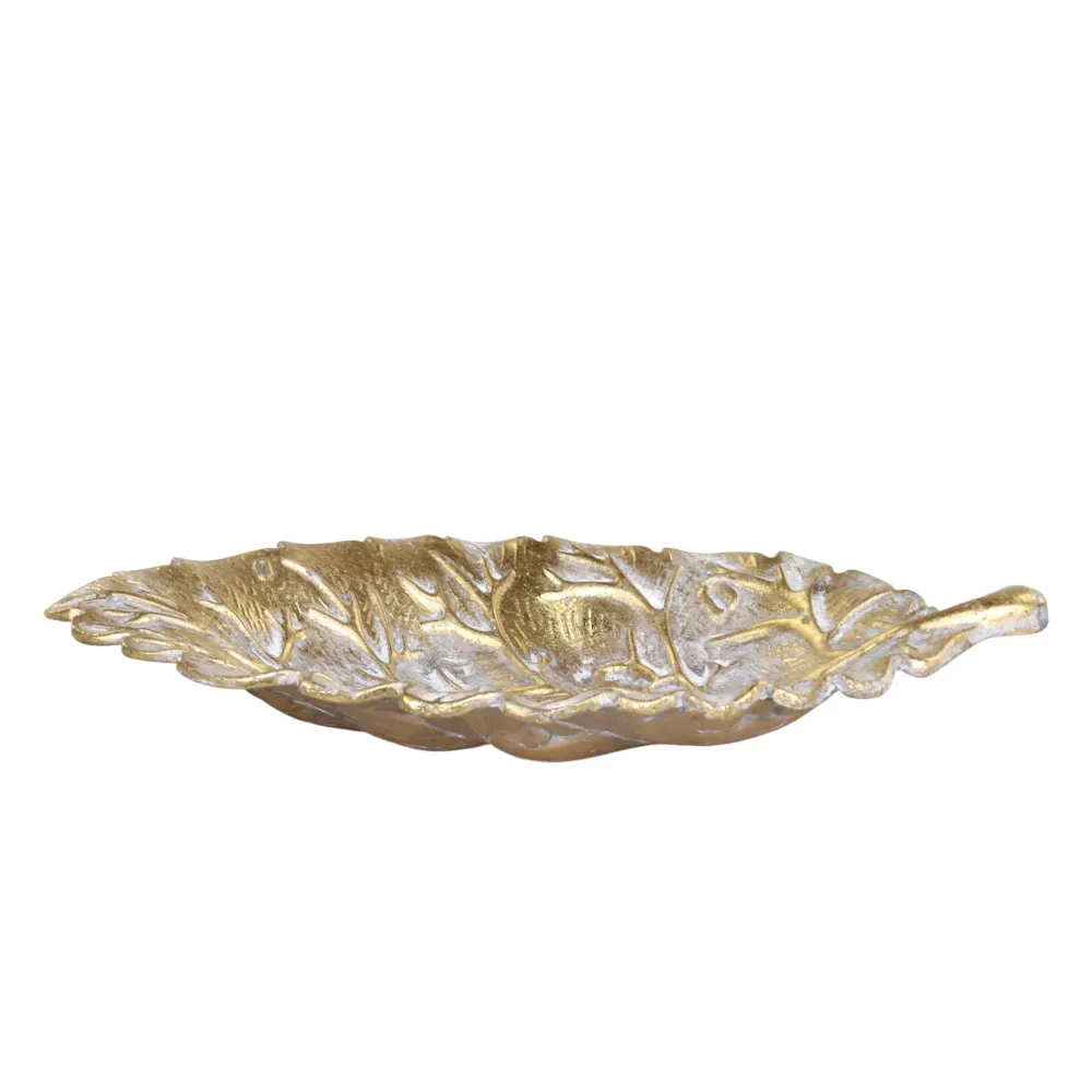 Fad med blad - Antique messing - Chic Antique