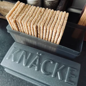 Box til knækbrød - Grå