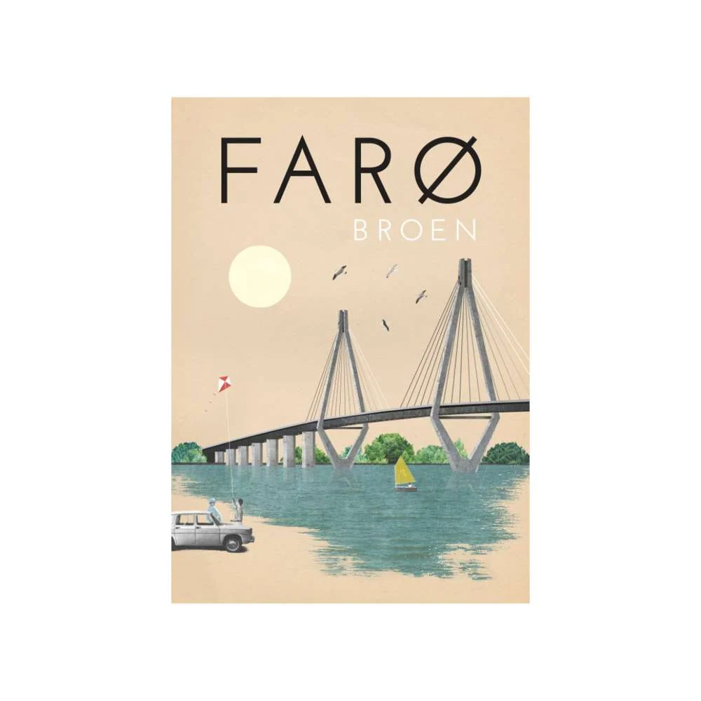 Plakat Farø u/ramme