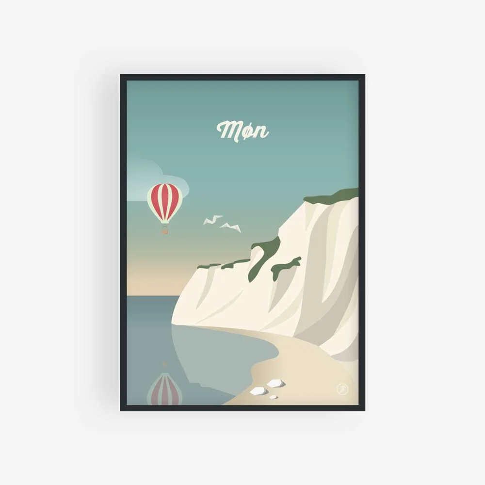 Poster Møn u/ramme