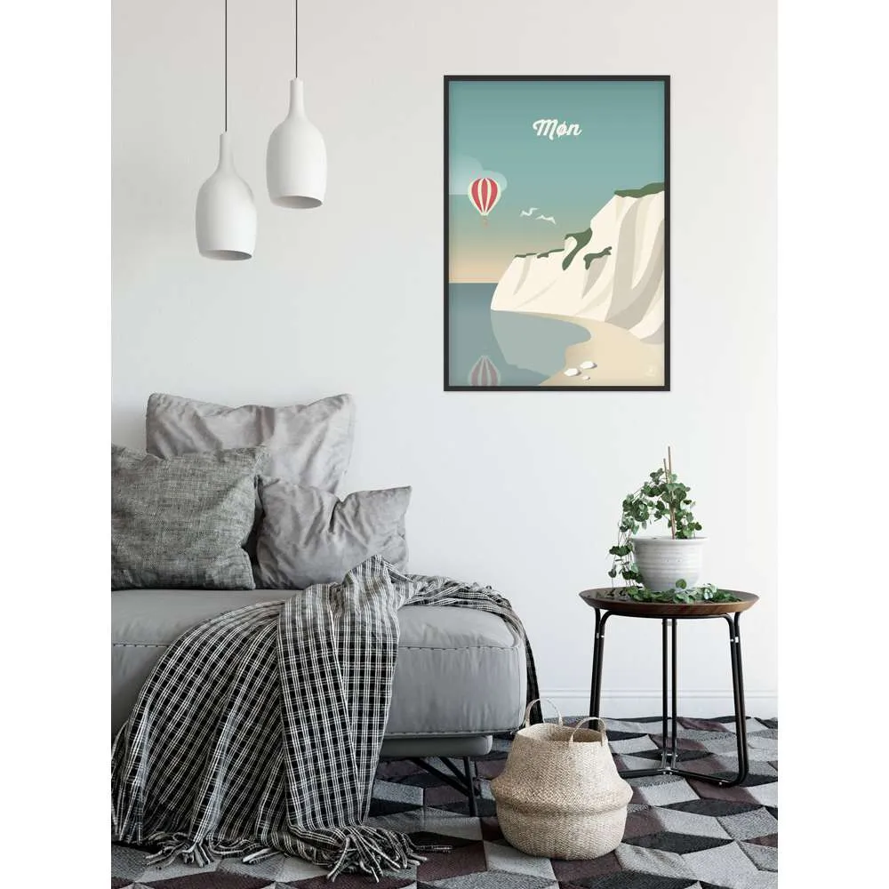 Poster Møn u/ramme