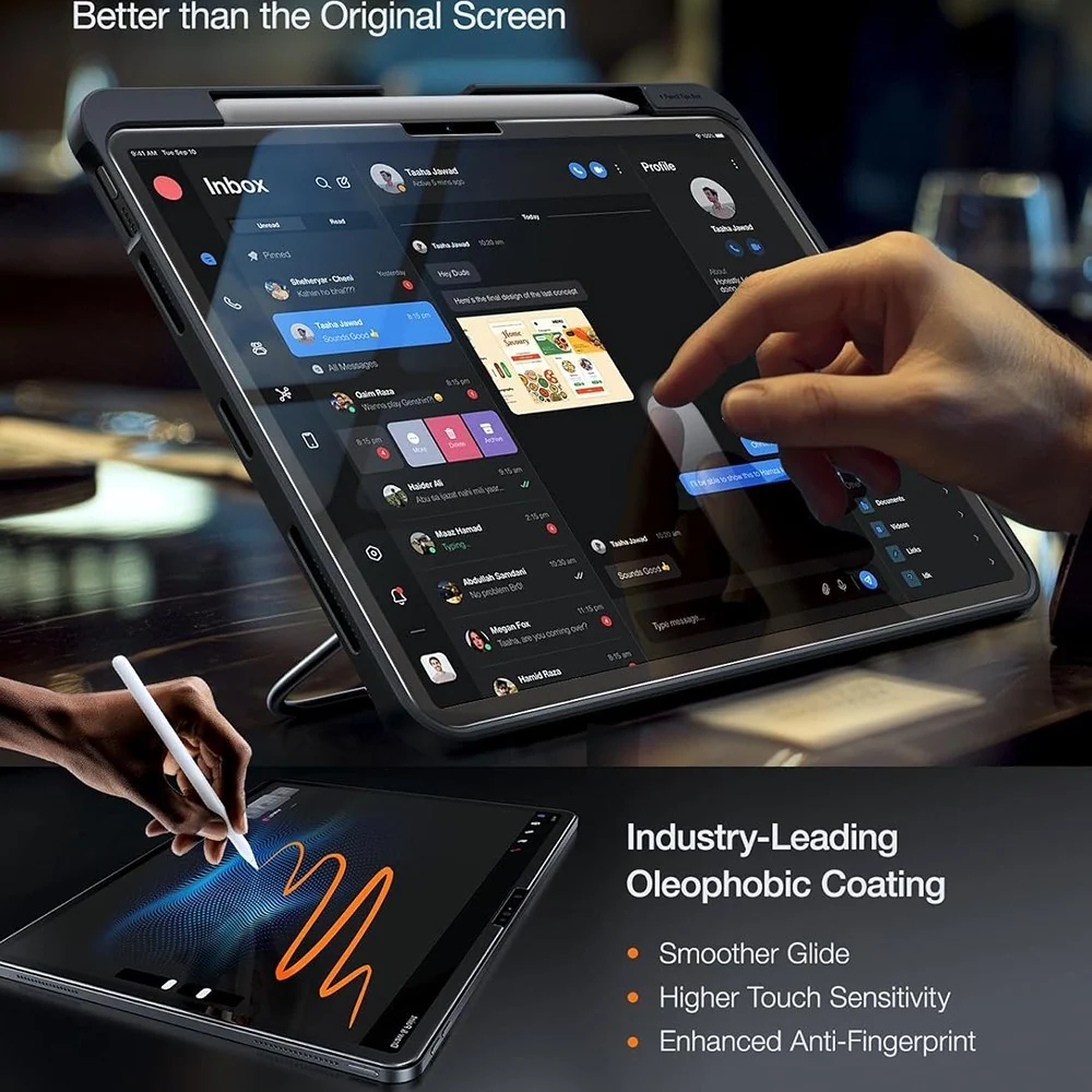 TORRAS iPad Air 13" (2025 / 2024) Install Master Hærdet Skærmbeskyttelsesglas - Clear