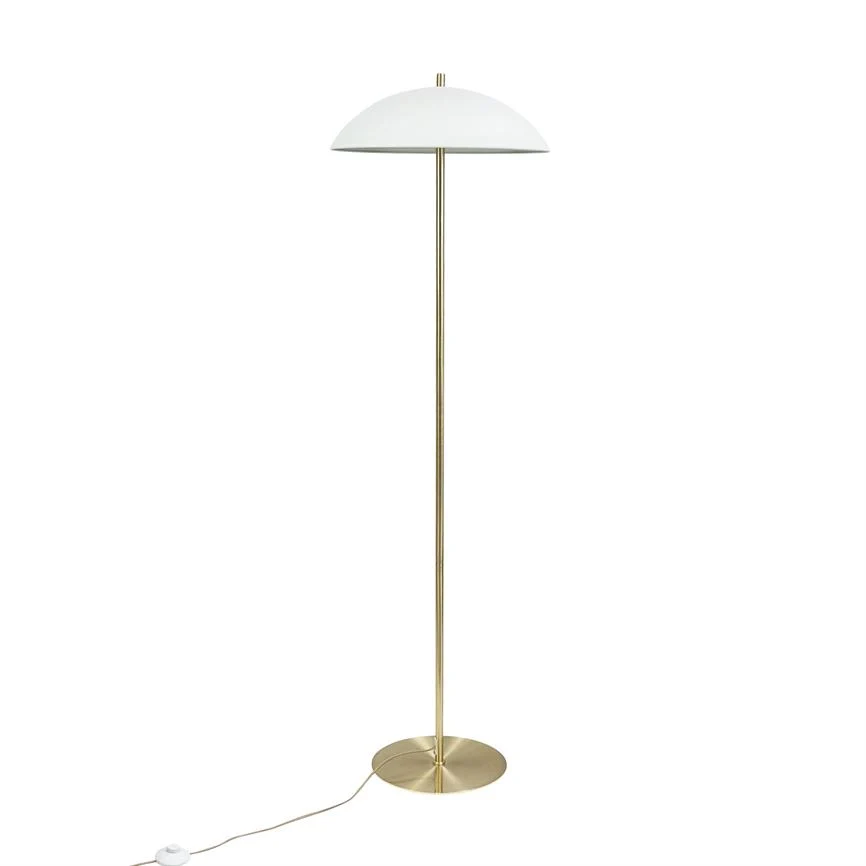 Globus Gulvlampe - Beige/Messing