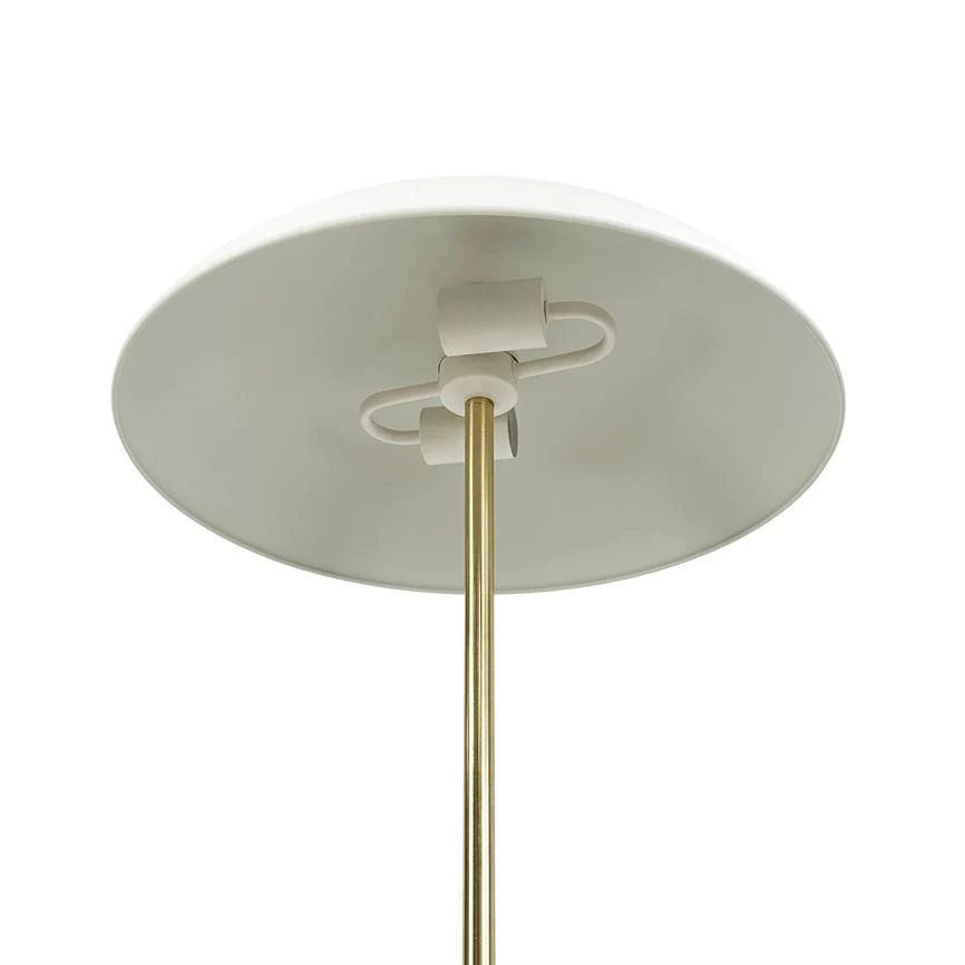 Globus Gulvlampe - Beige/Messing