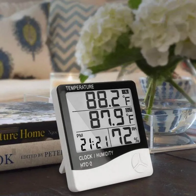 Digital termometer til ude og inde