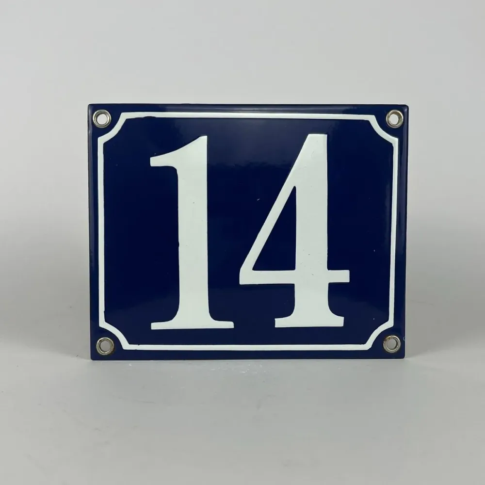 Emaljeskilt 14