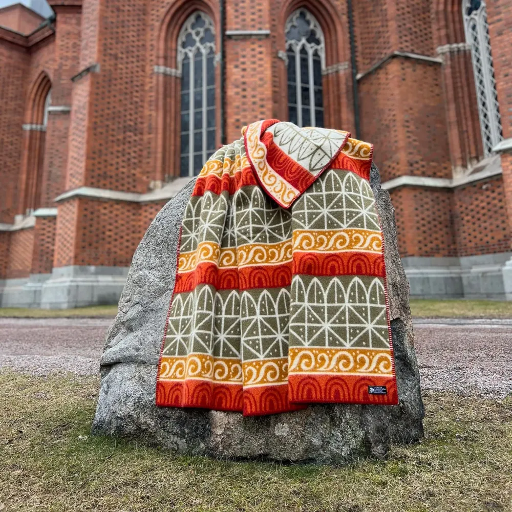 Uppsala uldtæppe rust