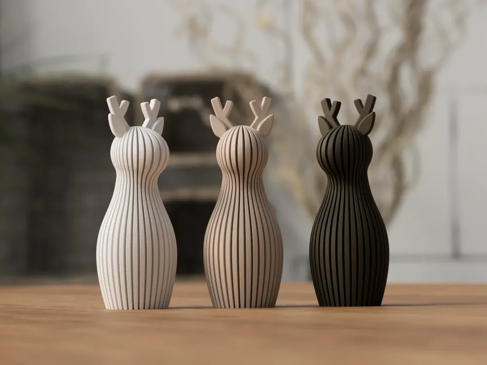 Jule-rensdyr Flakkee3D