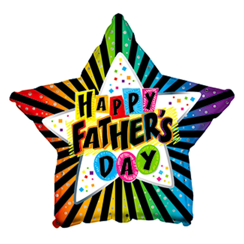 Folie Ballon Happy Fathers Day - Send med Helium | Latex Free | Biodegradable