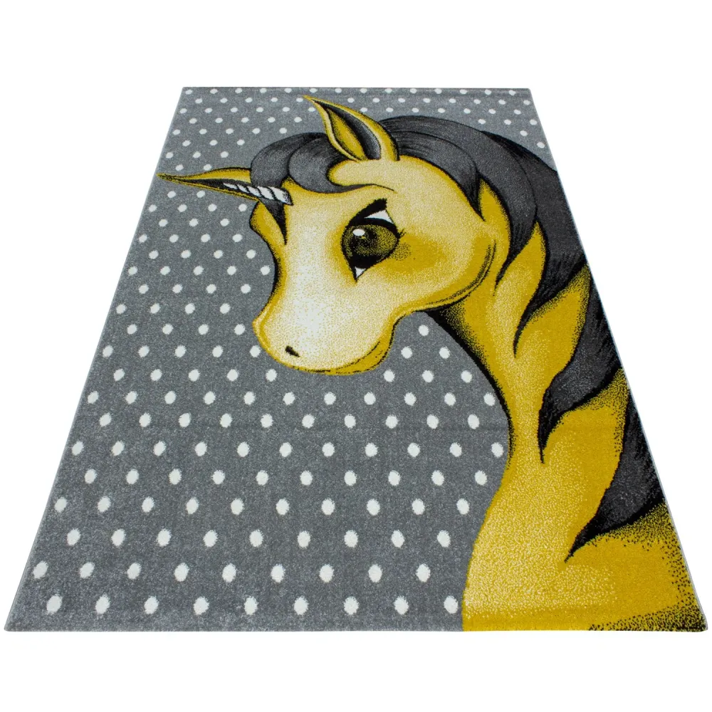 Børnetæppe - Kids 0590 Yellow 80x150