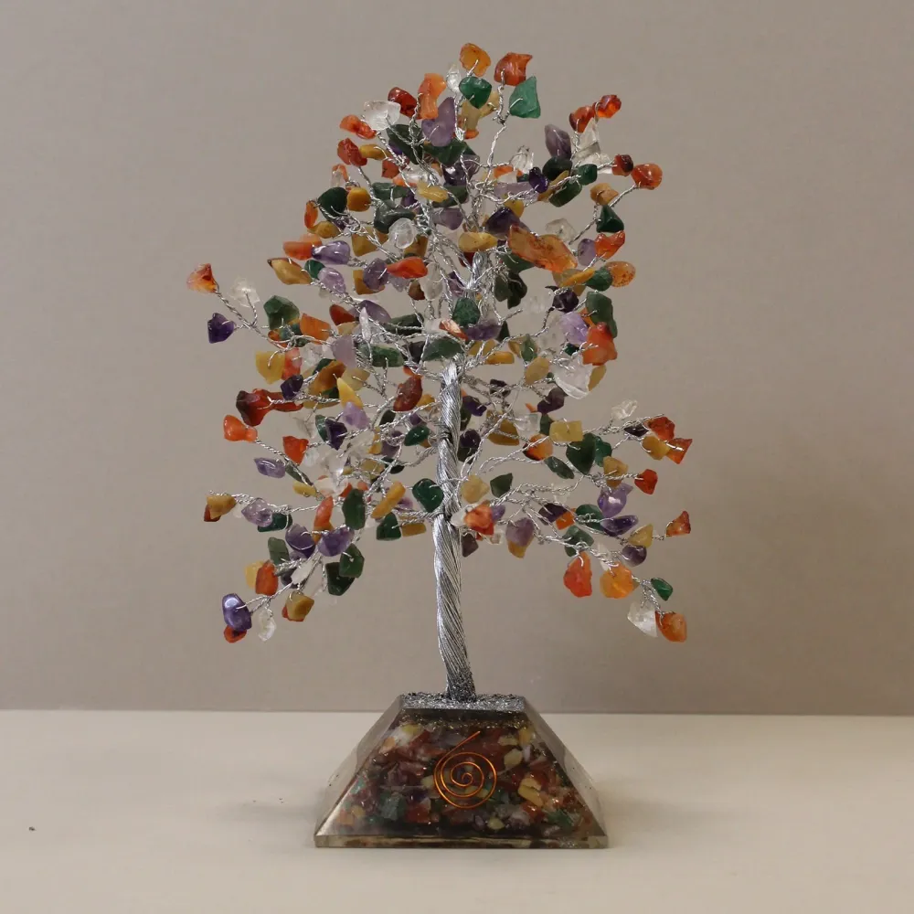 Krystaltree med Orgonitbase – 320 Ædelsten