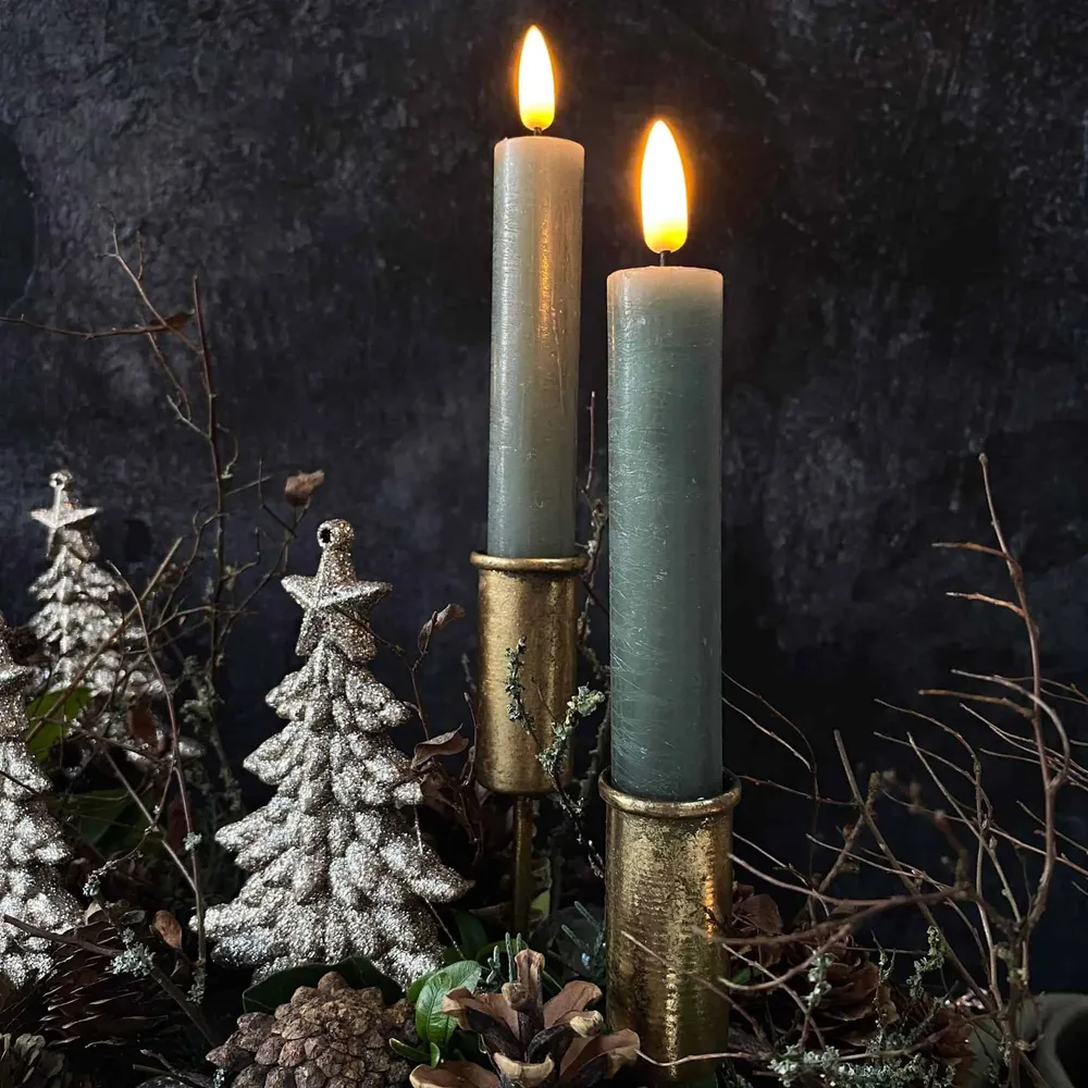 LED Lys - 18cm GRØN