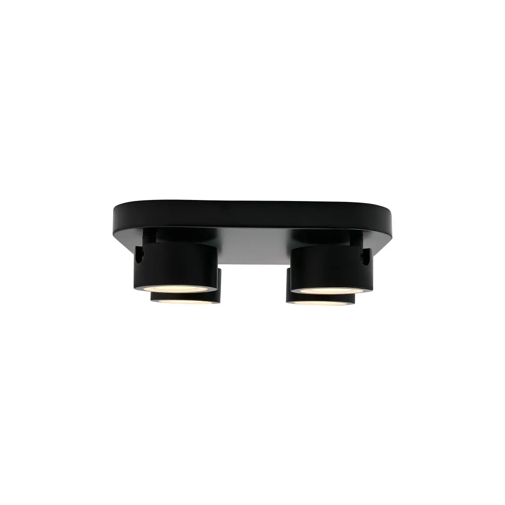 Clyde 4-Spot | Loftlampe | Sort
