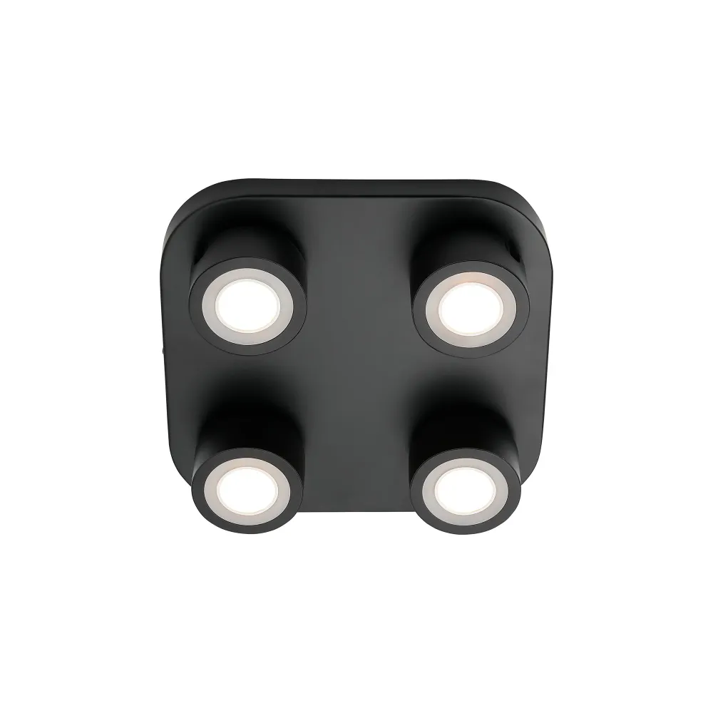 Clyde 4-Spot | Loftlampe | Sort