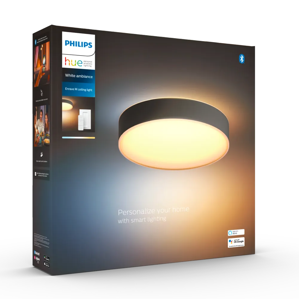 Philips Hue Enrave M Loftlampe - Sort