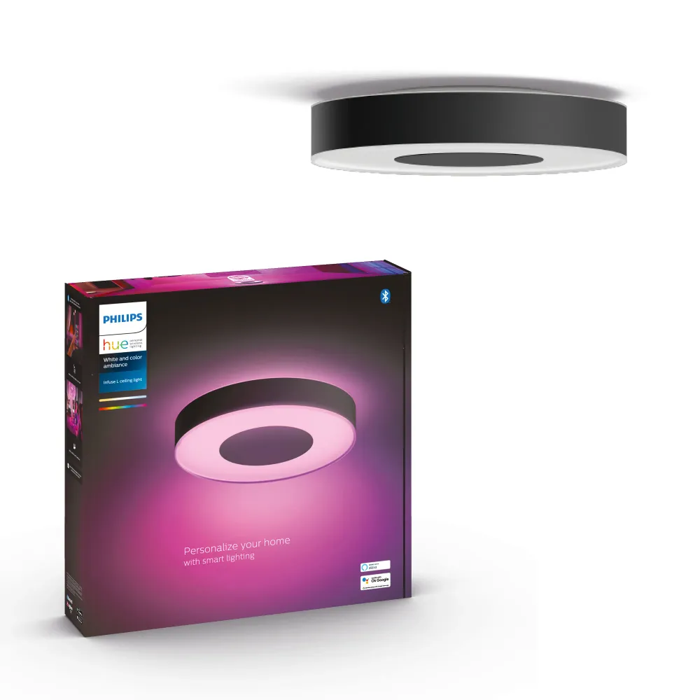 Philips Hue - Infuse L Loftlampe - Sort