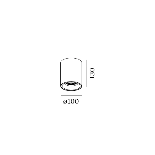 Solid loftlampe sort Wever & Ducré (outlet)