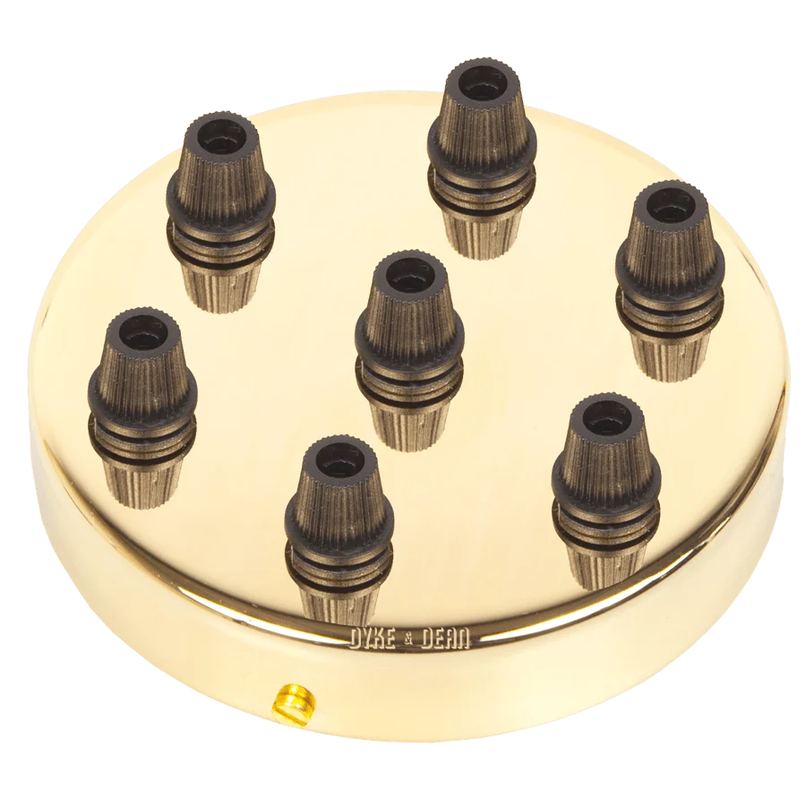 MESSING 7-VEJS KABEL LOFT ROSE