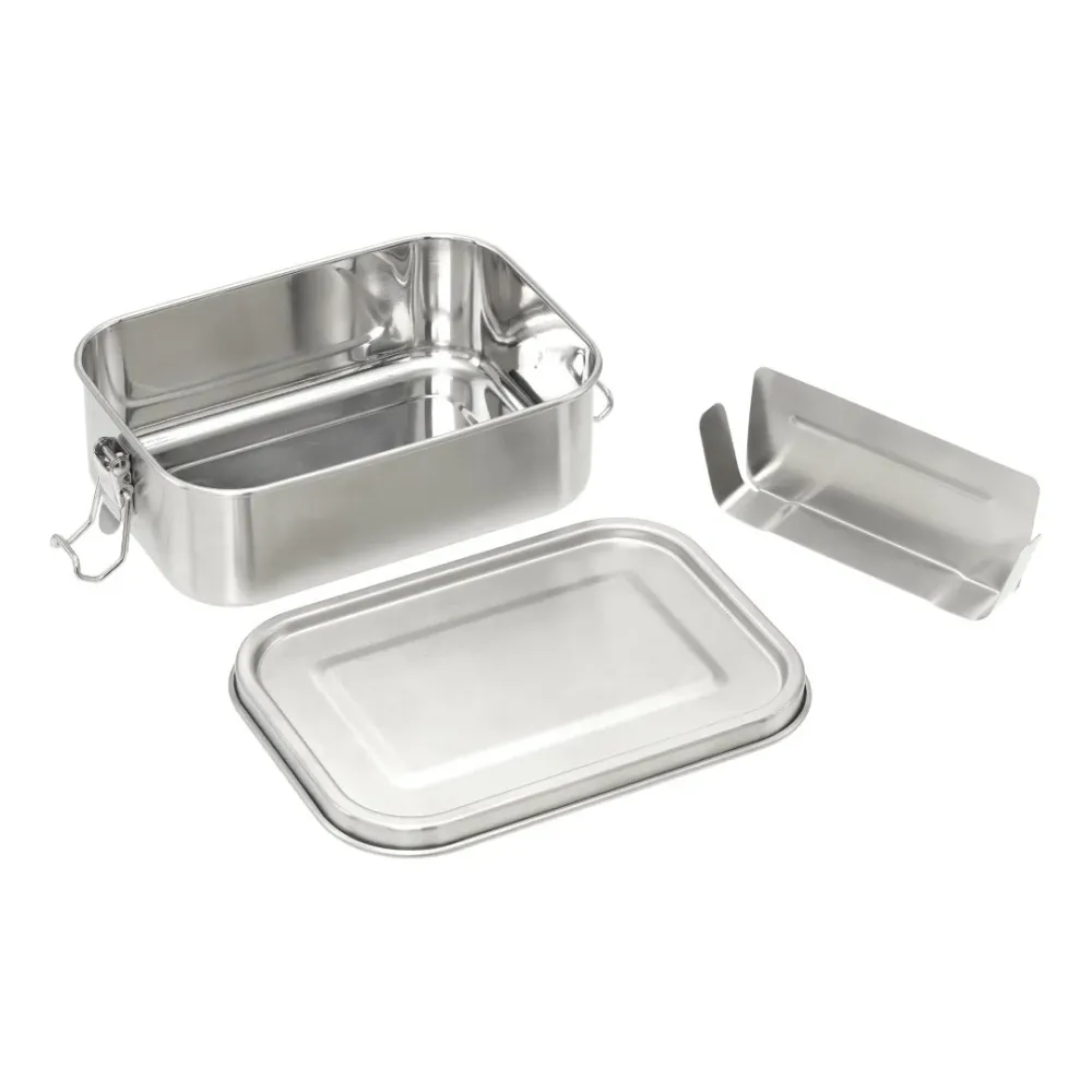 LUNCH BOX W. REMOVABLE DIVIDER - Steel