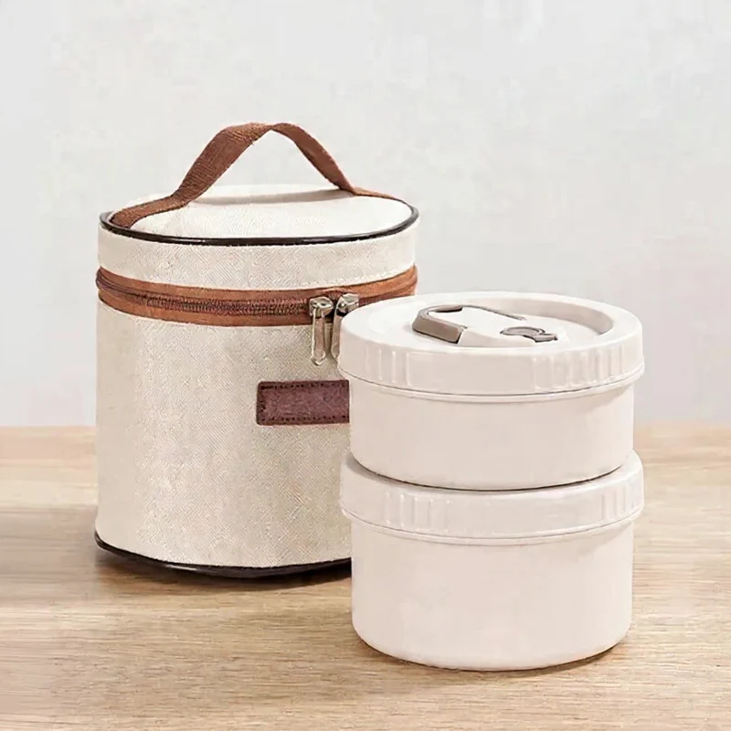 Microwaveable Lunch Box Beige