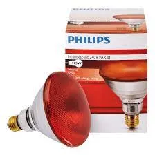 Philips varmelampe rød 175W E27