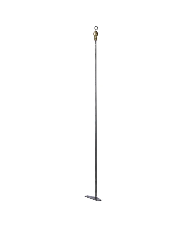Askraka med messingknop