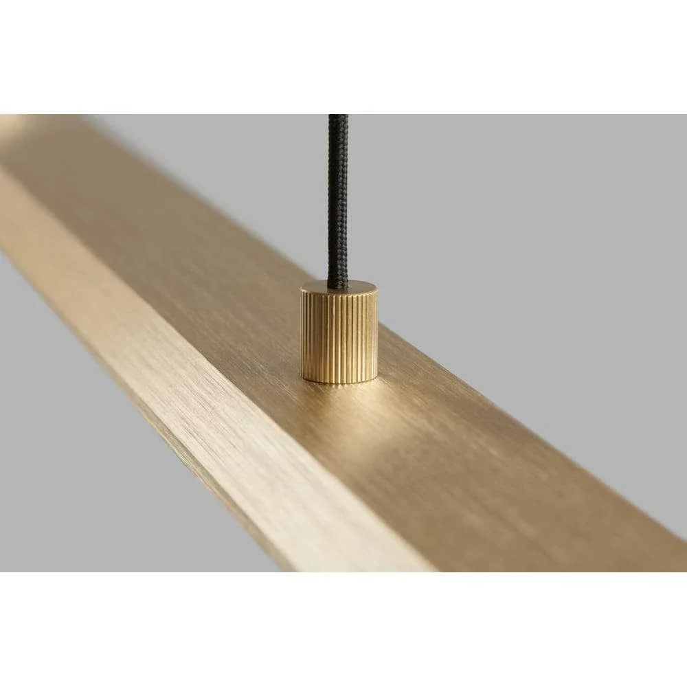 SLIM LANGBORDSPENDEL L180 MESSING LED