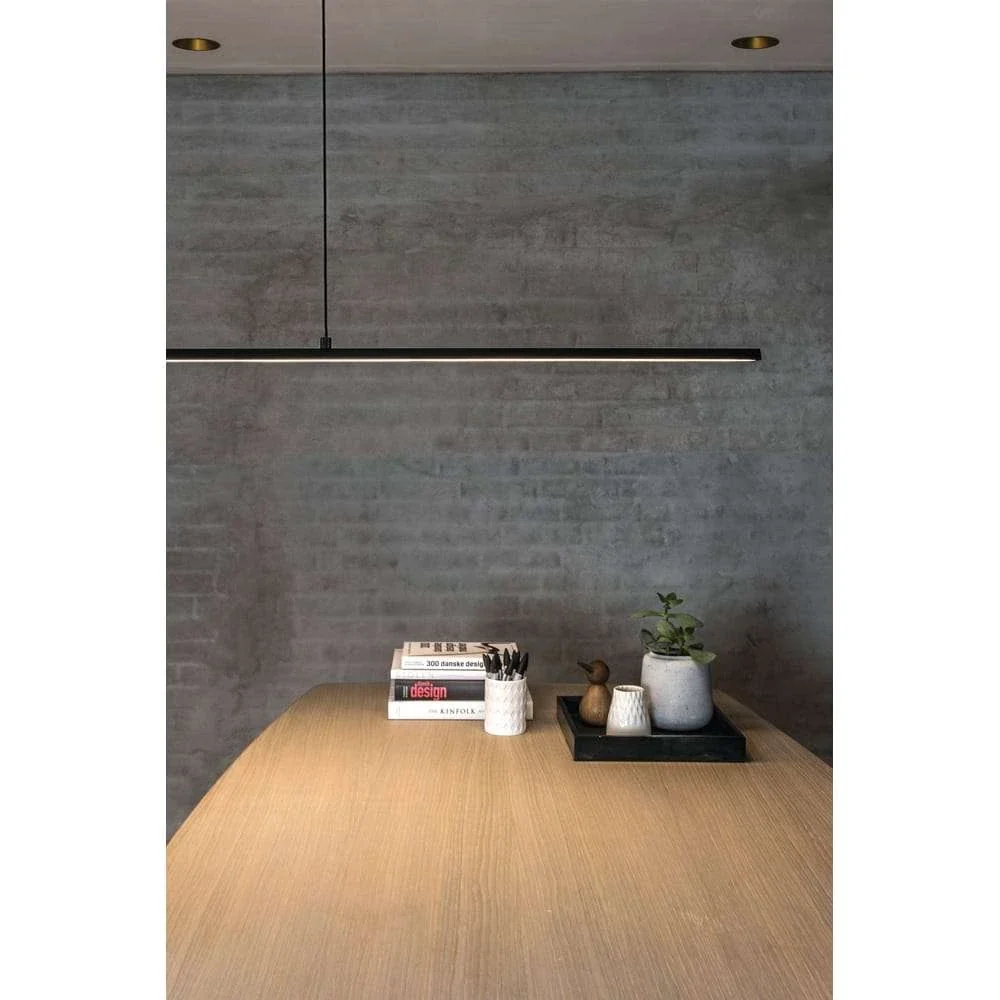 SLIM LANGBORDSPENDEL L180 SORT LED