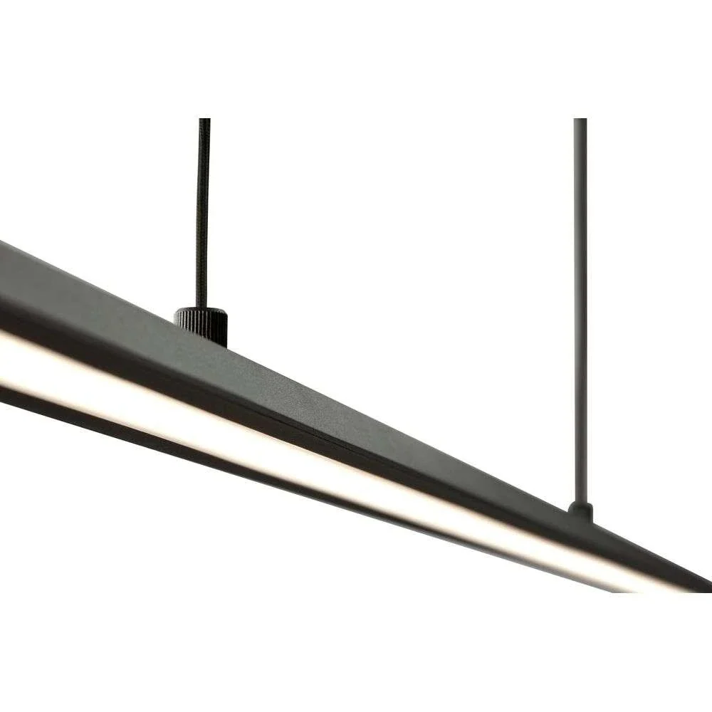 SLIM LANGBORDSPENDEL L180 SORT LED