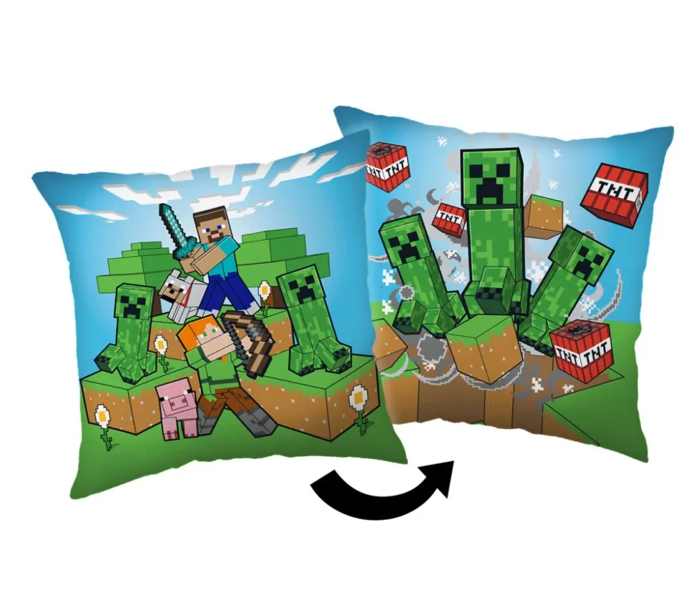 Minecraft Creeper pyntepude 40x40 cm