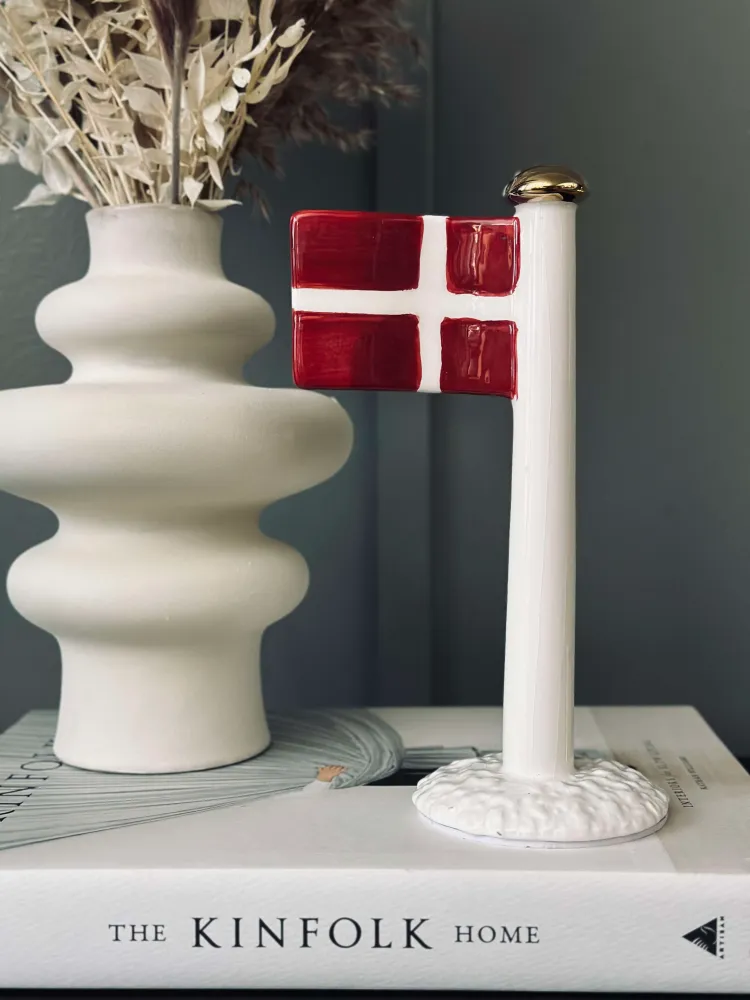 Flag keramik – Dannebrog