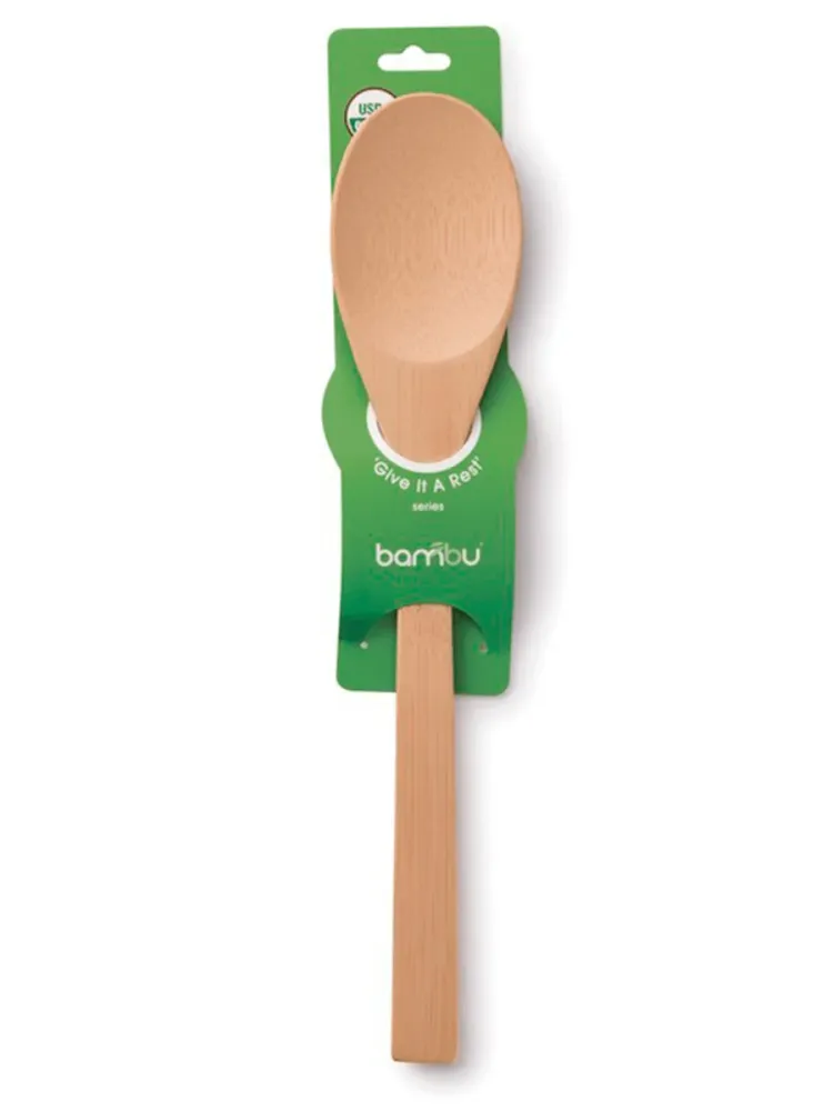 'Give It Rest' oval grydeske i certificeret bambus fra Bambu, 30,5 cm