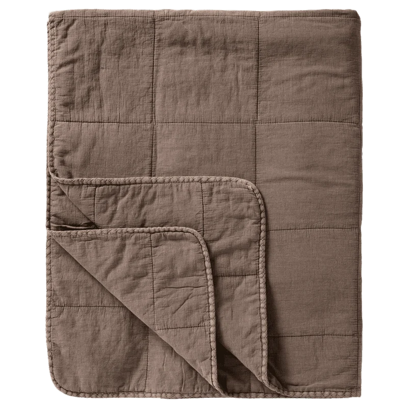Quilt Sengetæppe Bomuld - Soil (45)