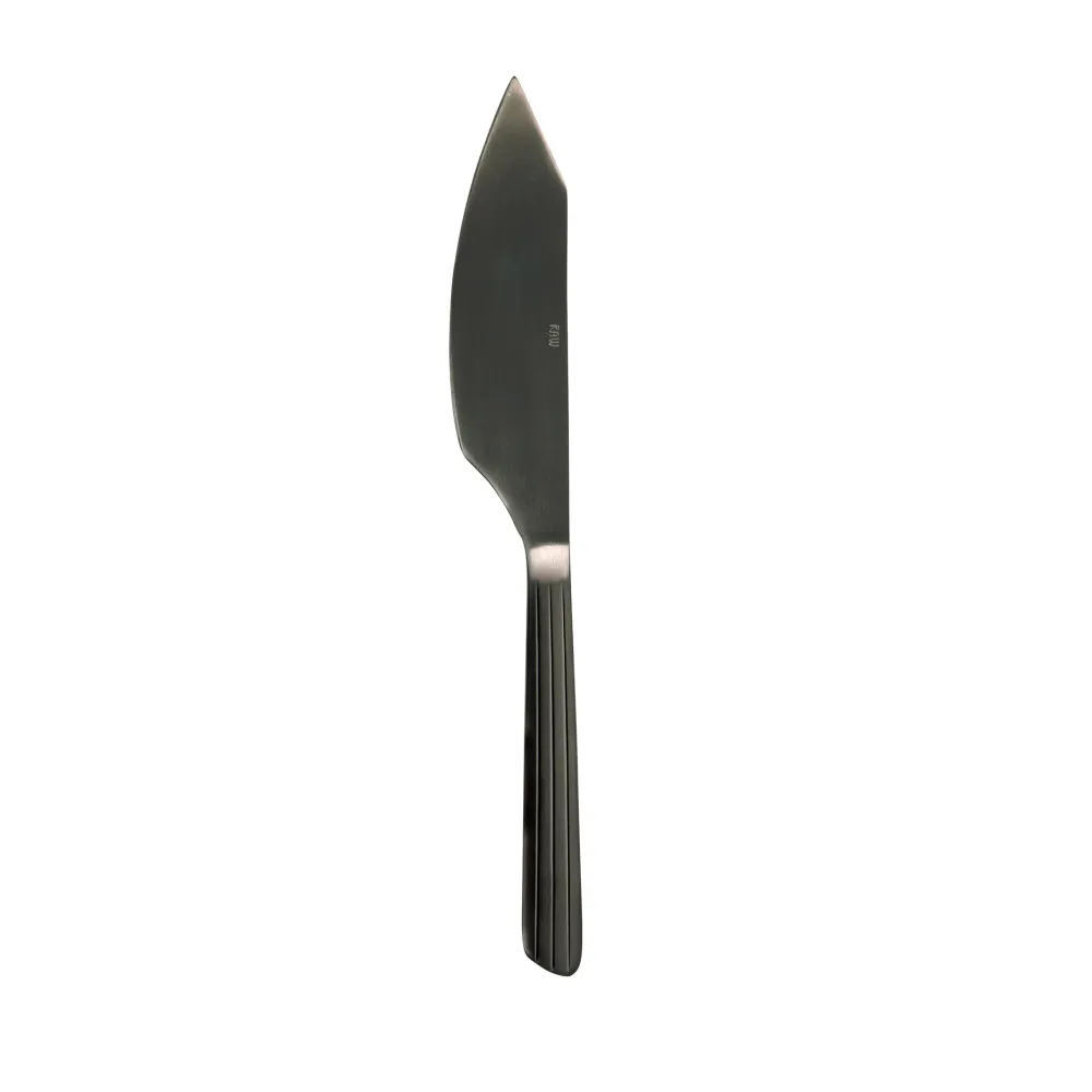 RAW lagkagekniv mat sortfarvet