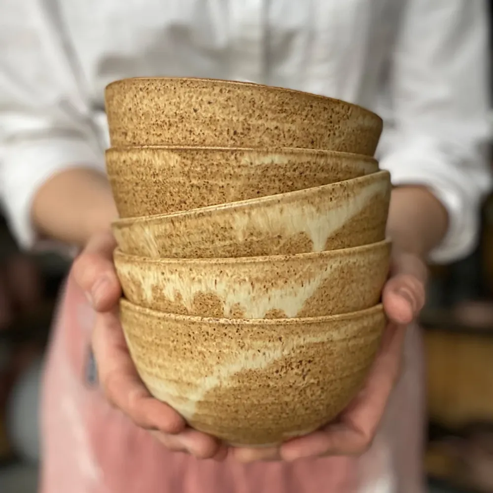 Oda skål medium / Brun