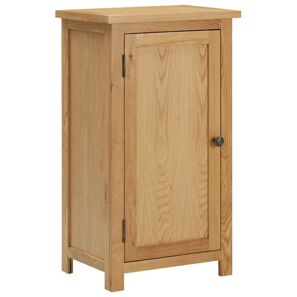 Skab 45X32X85 Cm Massivt Egetræ