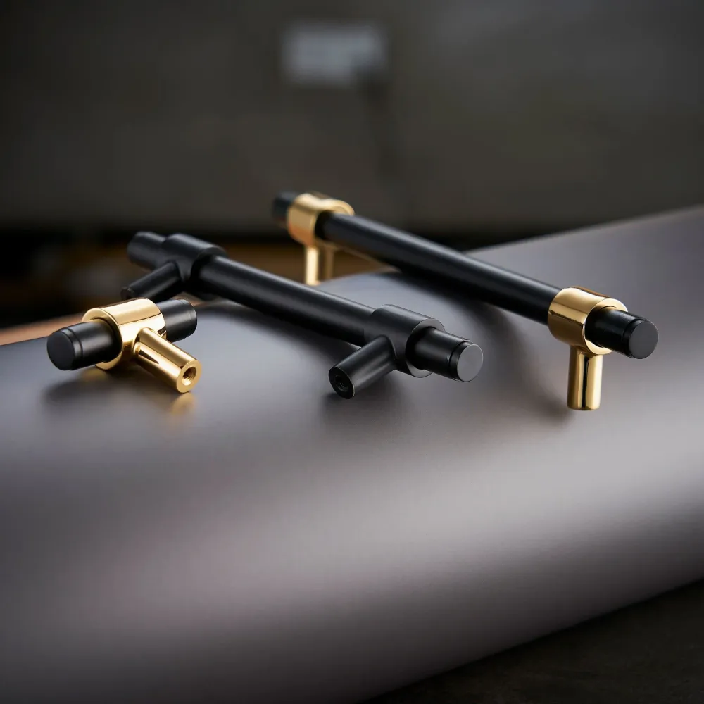 T-barre 3074 | Guld + Sort